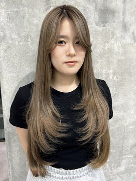 ラック 本厚木店(LUCK) ロングレイヤー/グレージュカラー