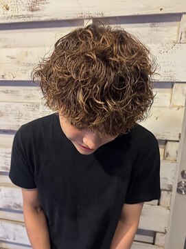 グランデュール 静岡駅前店(GRANDEUR) 波巻きスパイラルパーマ シャドウパーマ ルーズスパイラルパーマ