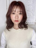 カバーヘア ブリス 大宮西口(COVER HAIR bliss) 小顔ミディアムパーマデジタルパーマ暗髪大人可愛いp大宮