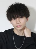 マッシュ/束感/ツイストスパイラルパーマ/メンズ/束感