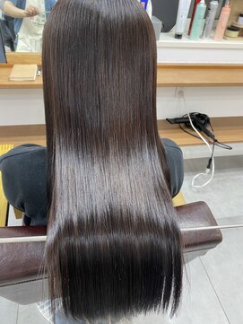 ランプ(Lamp) くびレイヤー グレーベージュ 白髪染め 白髪ぼかし 髪質改善