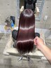 似合わせカット+ストレートパーマ