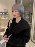 White silver×ショートウルフ【浅野】