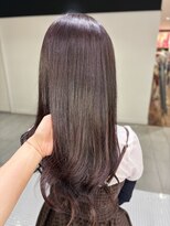 ビーハイブアヴェダ PARCO2店(BEHIVE AVEDA)&nbsp;光に透けるダークラベンダー【三橋由奈】