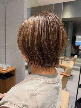 キミトヘアデザインアンドスパ(Kimito Hair design&spa) 前下がりボブ/くびれボブ/ミディアムレイヤー/レイヤーボブ