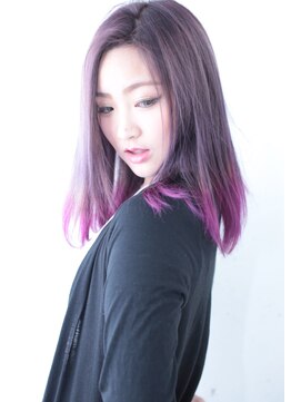 ブルーフェーセス 表参道(blue faces) 『bluefaces』プラチナラベンダーグラデーション