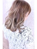 福山市 ヘアカラー人気Caaryベージュグラデーションカラー♪