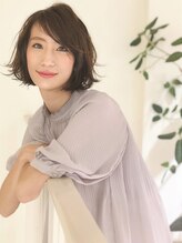 アニモ　フィオレンテ いなげや松伏店(animo FIORENTE)&nbsp;+animo松伏+インナーカラーでフェアリーな大人ボブ♪