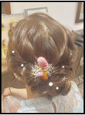 ルーズアップ　結婚式アップ　2次会アップ