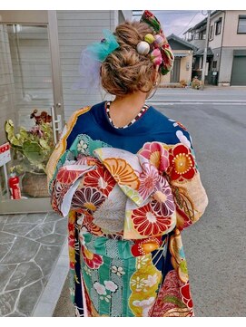 ディースタイル ヘアー ネイル(d style hair×nail) 成人式ヘアセット