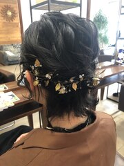 黒髪ショートヘアセット♪ 【延山styling】