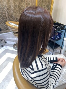 ロンドアベニール 北千住(Lond avenir) 髪質改善まとまるヘアに☆ピンクブラウン　西田大樹