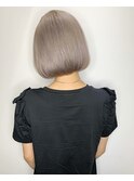 20代30代40代/ストレートでもキマるボブグレージュカラー!