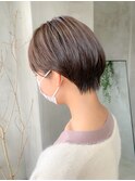 耳かけショート、マッシュショート、丸みショート、ワイドバング
