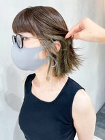 アイティーバイアルバム 下北沢店(IT by ALBUM)&nbsp;オリーブインナーベージュ_ショコラベージュボブルフ_ba348221