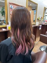 キュアスペース(CURE SPACE)&nbsp;インナーカラー【ホワイトピンク】