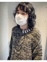 エンシー(ENCI)&nbsp;マッシュウルフ/癖毛風パーマ/スパイラルパーマ