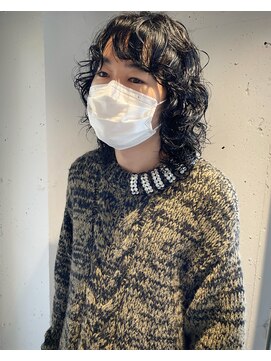 エンシー(ENCI) マッシュウルフ/癖毛風パーマ/スパイラルパーマ