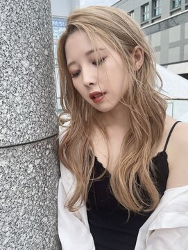 リード バイ ラグーン(LEAD by LAGOON) ホワイトミルクティーベージュケアブリーチインナーイヤリング