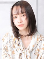 クラッチムク 博多口(CLUTCH muk.)&nbsp;大人可愛い小顔美髪ツヤ髪ふんわりカール薄めバングA4