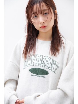 マイ ヘア デザイン 岡崎(MY hair design) 前髪/マチルダボブ/ピンクベージュ/インナーグレージュ/岡崎