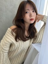 ソヨン 名古屋店(SOYON)&nbsp;グレーベージュ　韓国くびれ　セミロング