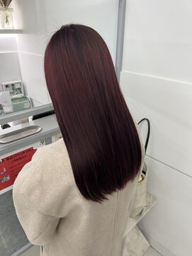 バサ 池袋東口店(BASSA) 【ohka】ブリーチなしのダブルカラー!レッド