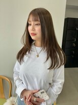 ヘアー アイス 御器所本店(HAIR ICI)&nbsp;10代20代大人可愛いアッシュベージュブリーチなしダブルカラー
