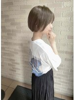 アース 大曽根店(HAIR&MAKE EARTH) 30代40代丸みショートヘア
