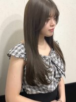 ラグナ(LAGUNA) 【ロング×レイヤーカット×オリーブベージュ】