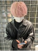 ベリーショート/ダークアッシュ/ニュアンスパーマ/韓国マッシュ