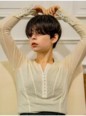 《benji》重めのマッシュショート