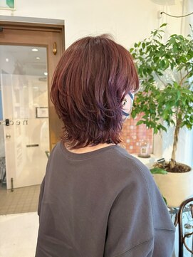 ネッコ(necco) ウルフレイヤー×ブリーチ無しぶどうカラー