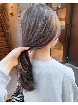 コフィー バイ メルト 吉祥寺(cofy by melt) 【松本咲花】ブリーチなしダブルカラーくすみベージュ冬カラー