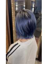ヘアーサロン ミル(hair salon MiL) 【渋谷】ネイビーカラーボブ