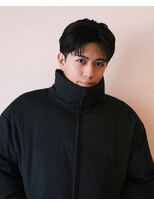メンズショート/センターパート