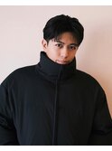 メンズショート/センターパート