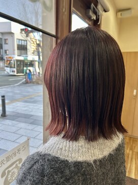 ココカラヘアー プラス(cococara‐hair plus) ピンクバイオレット/外はねボブ/ナチュラル//