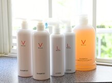 へあーたいむの雰囲気（頭皮や肌にやさしいオーガニックシャンプー使用しています）