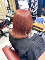 プログレス 仙台駅東口店(PROGRESS) コーラルピンク/外ハネボブ/10代20代30代