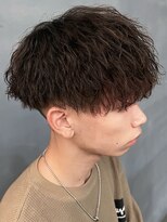 バース バイ ハピネス(BIRTH by happiness)&nbsp;奈良men's縦落ちツイストスパイラルパーマ刈り上げマッシュ
