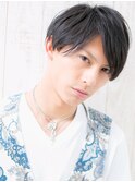 アッシュブラック重めフェザーマッシュa仙台愛子