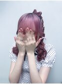 立体リボン りんごちゃんヘア