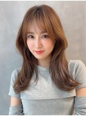 《Agu hair》2wayバング×くびれワンホンヘア