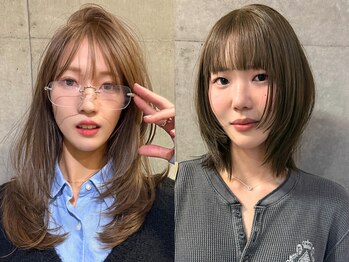 ナループロアボタン(Nalu pu loa BOTAN)の写真/秋冬ブリーチなしダブルカラーが可愛い!トレンドに敏感なStylistによる似合わせ提案が◎レイヤーカットも