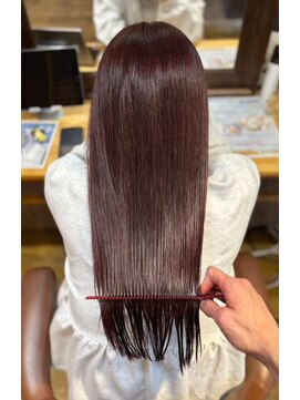 クッキーラベンダー×髪質改善