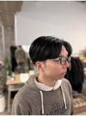 毛流れセンターパート
