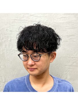 サームマン 人形町(SARM MAN) 優しい印象◎ニュアンスパーマ×清潔感マッシュ