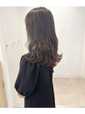 ナチュラルハイライト・ミディアム・セミロング