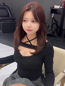 ディア  バイ  ディーアンドティー(DIA by D&T) 【DIA 高杉大輔】レイヤーカット ピンクブラウン  韓国風